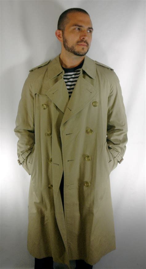 vintage burberry trenchcoat herren|Meer.